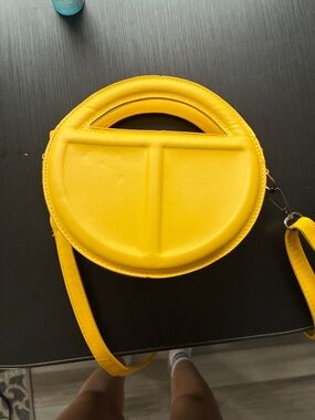 Yellow Round Crossbody Bag - Stylish Women’s Handbag